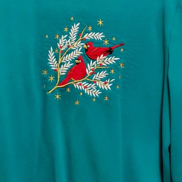 Red Birds Sweatshirt M & C Sportswear size XL - Picture 2 of 15